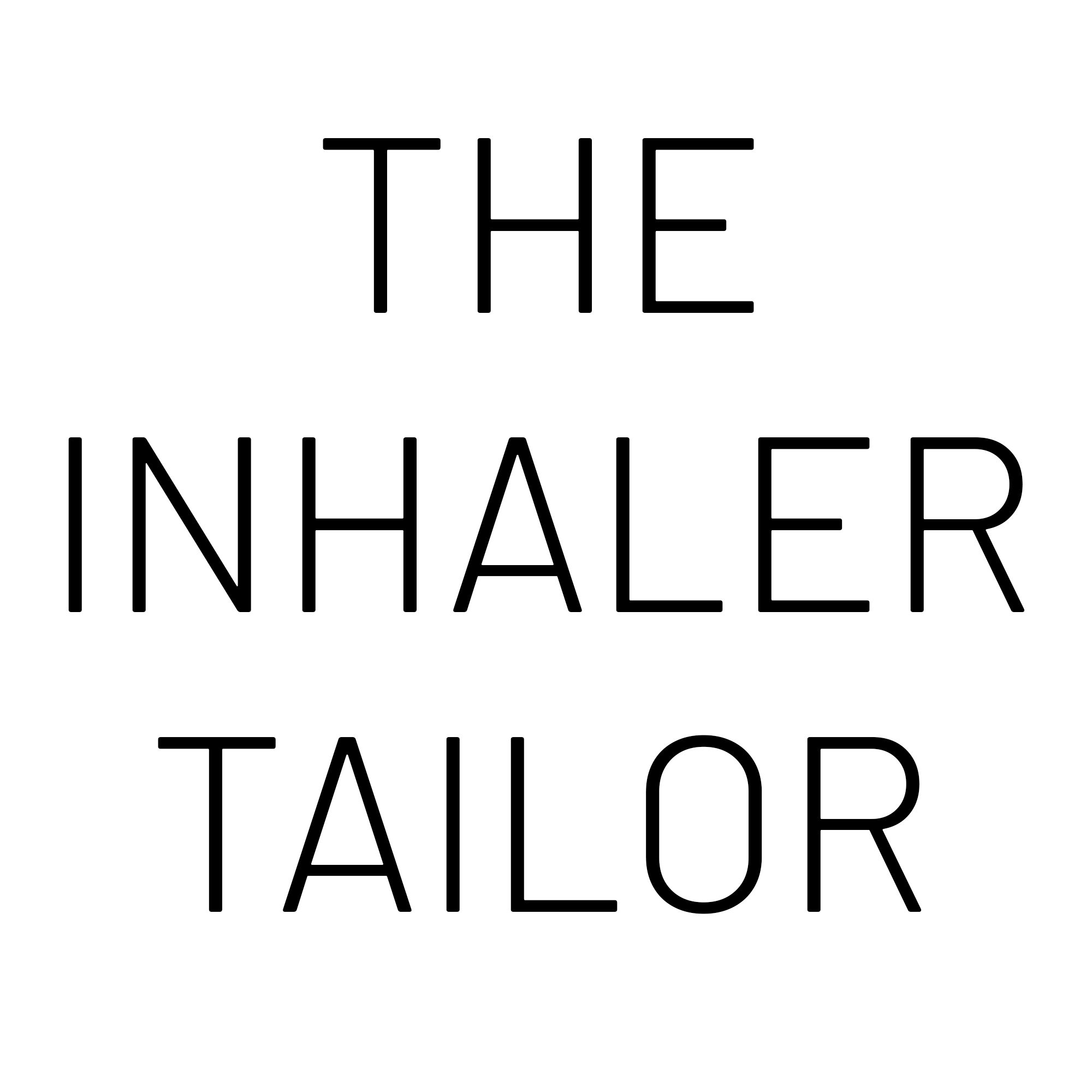 Logo for The Inhaler Tailor