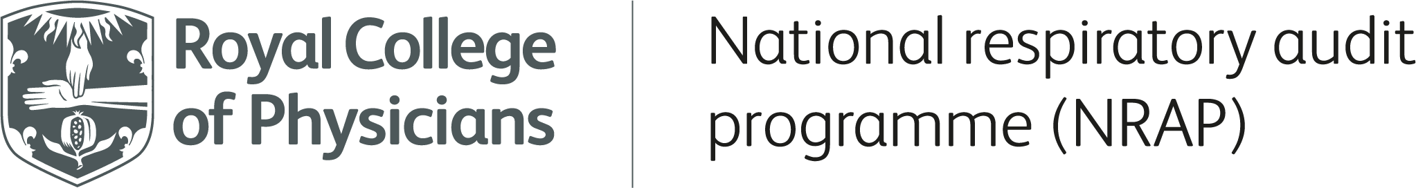 Logo for Royal College of Physicians - National Respiratory Audit Programme (NRAP)