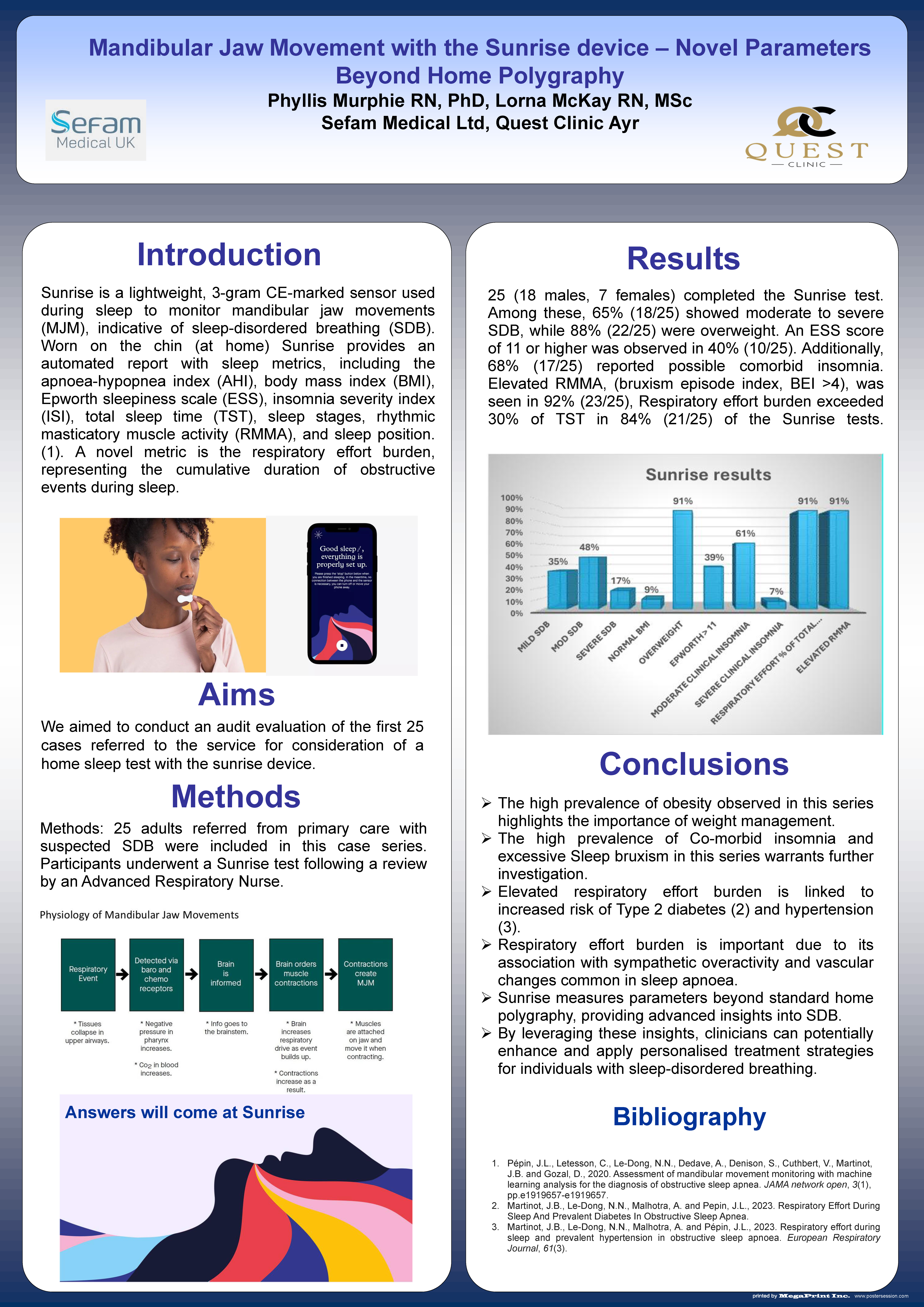Abstract poster - Mandibular Jaw Movement with the Sunrise device – Novel Parameters beyond home polygraphy (ID 706)