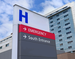Hospital sign