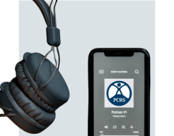 Podcast on phone