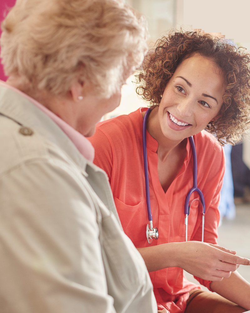 GP speaking with patient